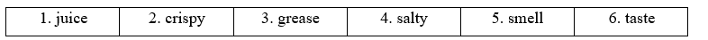 1.1. Vocabulary - Unit 1. Eat, drink and be healthy - SBT Tiếng Anh 11 English Discovery 4 1