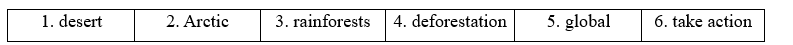 4.4 Reading - Unit 4. Planet Earth - SBT Tiếng Anh 11 English Discovery 1 2
