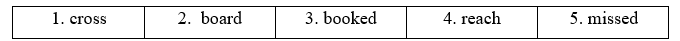 6.1. Vocabulary - Unit 6. On the go - SBT Tiếng Anh 11 English Discovery 2 1