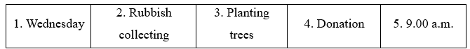 9.3. Listening - Unit 9. Good citizens - SBT Tiếng Anh 11 English Discovery 2 1
