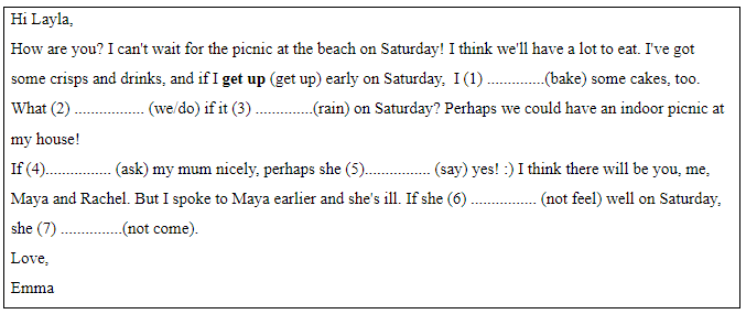 Language focus: First conditional - Unit 8 - SBT Tiếng Anh 6 - Friends Plus (Chân trời sáng tạo) 3 1
