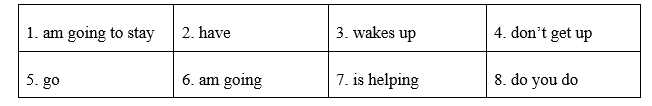 Language Focus: Present simple and present continuous - Starter Unit - SBT Tiếng Anh 8 Friends Plus 2 2