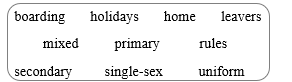 Tiếng Anh 8 Unit 6 Vocabulary: Schools and exams 1 1