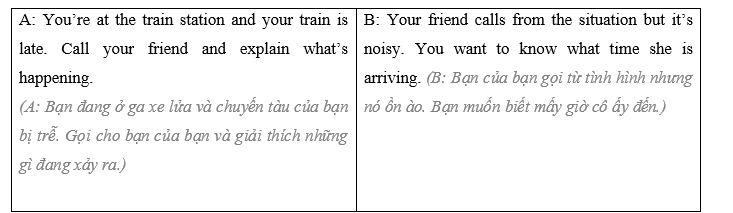 Tiếng Anh 8 Unit 8 8.6 Speaking 3 1