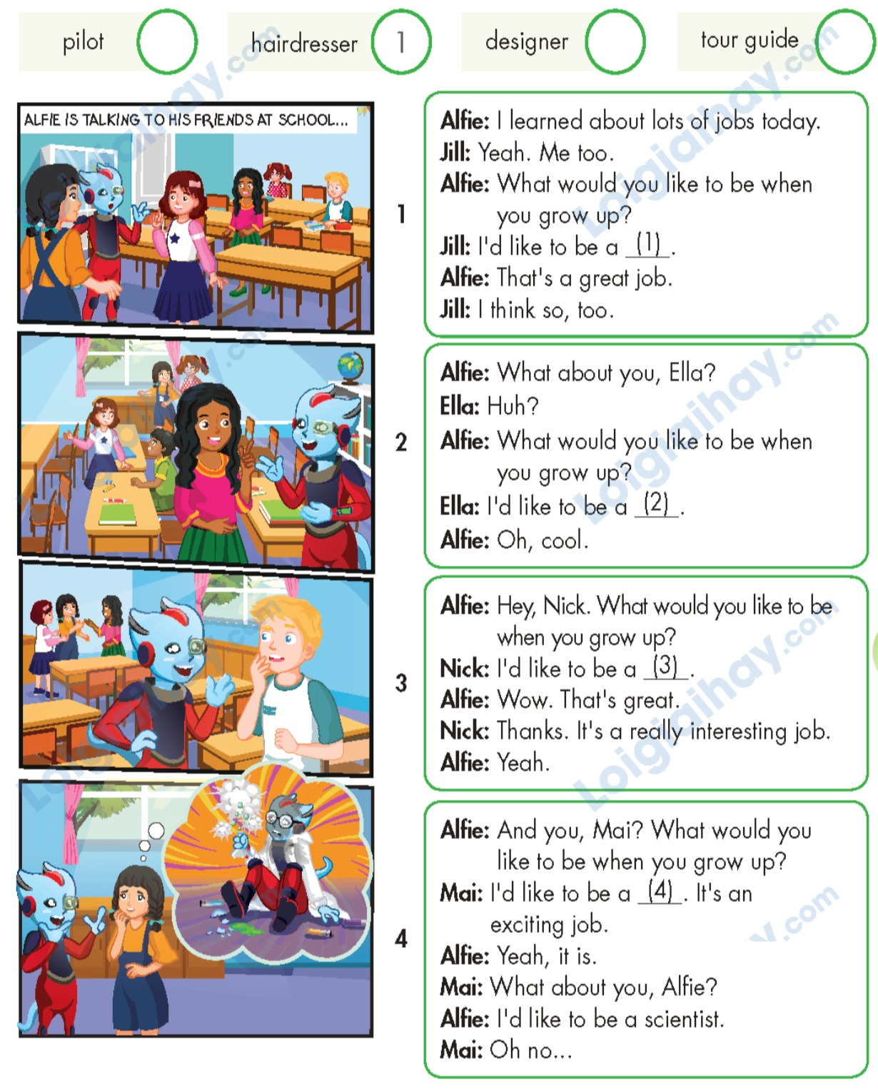 Tiếng anh lớp 5 Unit 7 lesson 1 trang 92 iLearn Smart Start 6 1