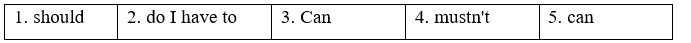 Unit 5 - Grammar Bank - SBT Tiếng Anh 8 Right on! 0 1